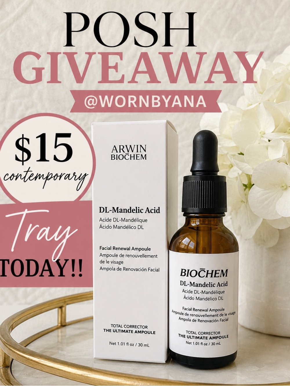 Biochem DL-Mandelic Acid Facial Renewal Ampoule